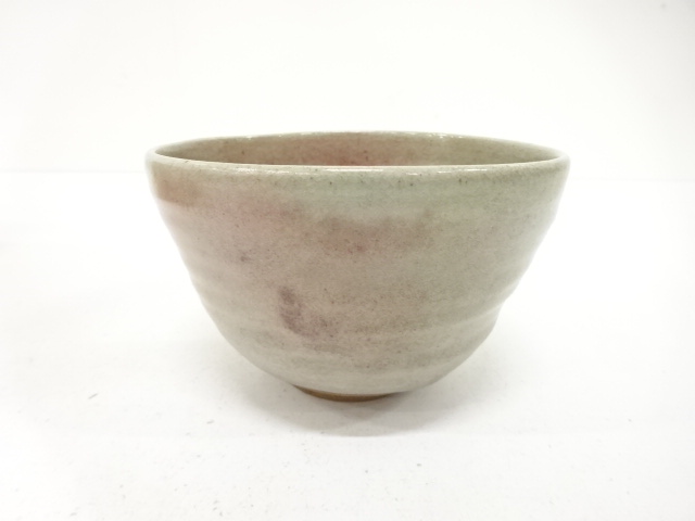 岡本欣三造　窯変　茶碗（保護箱付）